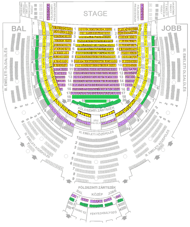 La Opera Seating Chart A Visual Reference of Charts Chart Master